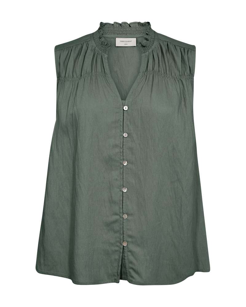 Freequent blouse Sally dark forest