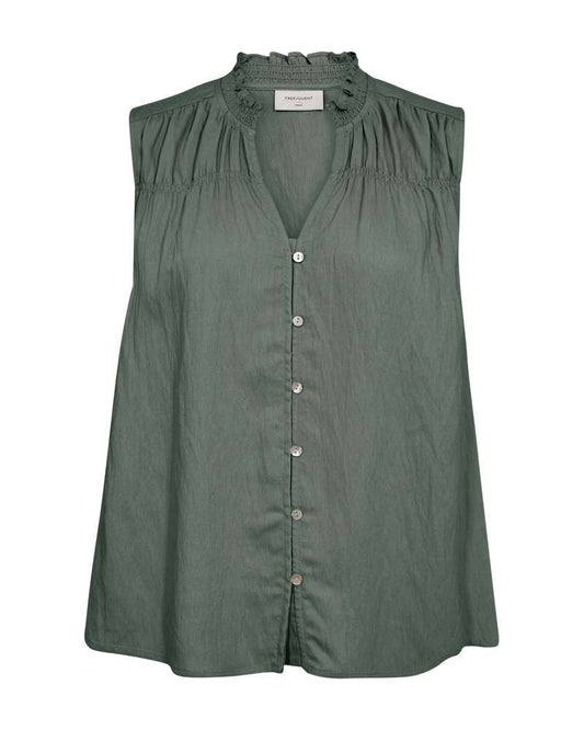 Freequent blouse Sally dark forest