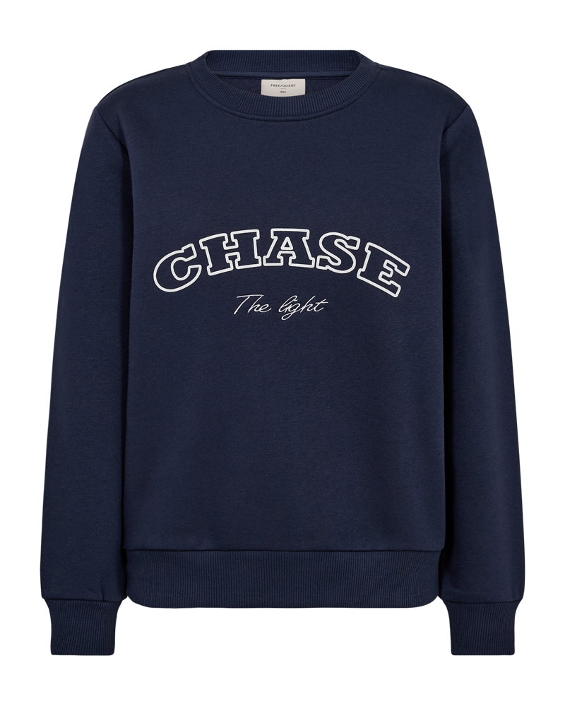 Freequent sweater Kamela navy blazer/star offwhite