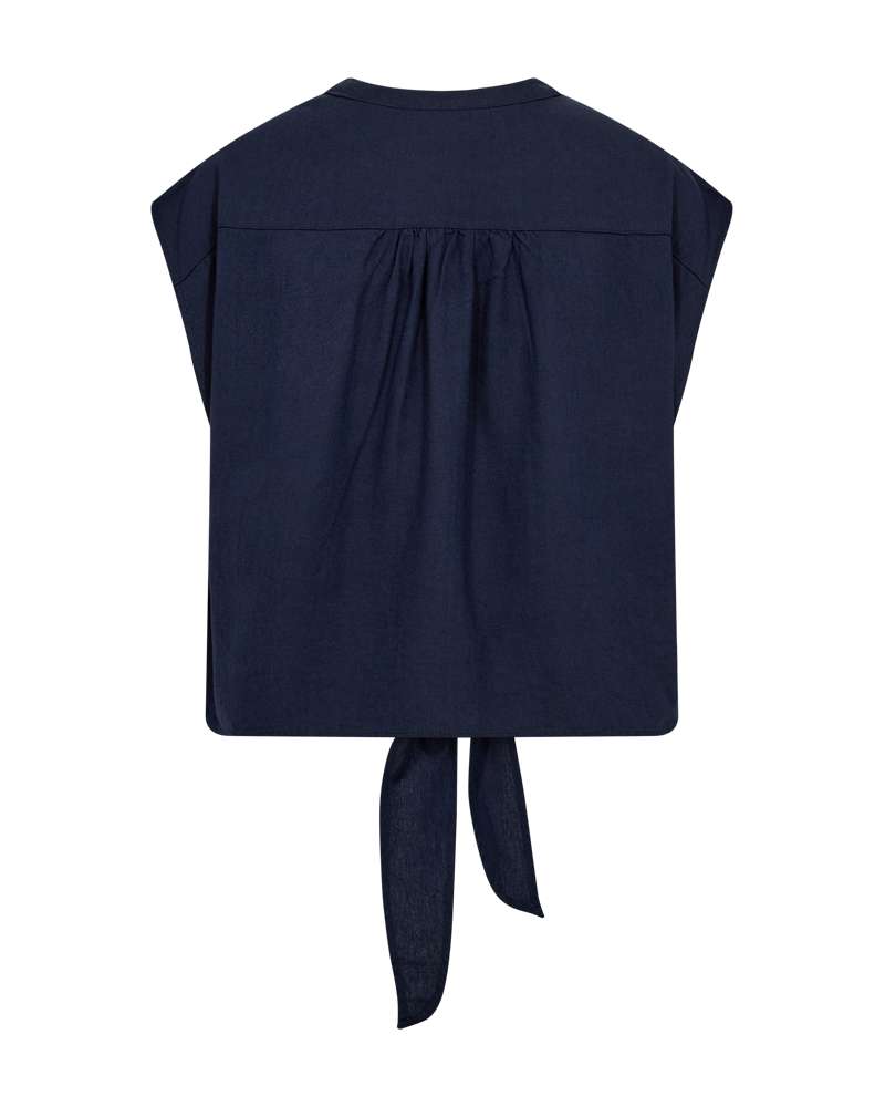 Freequent blouse Lavisco navy blazer