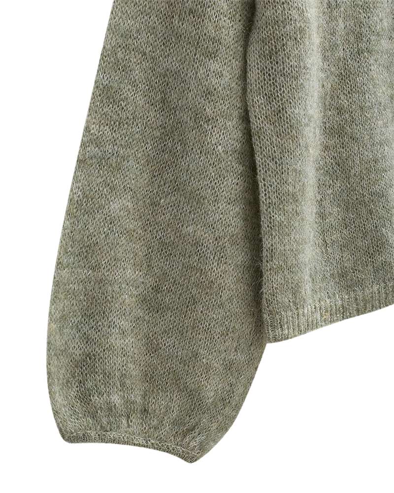 Freequent trui Dido iceberg green melange