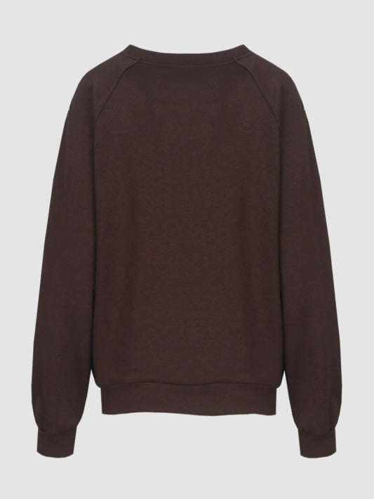 CS The Label sweater Willa chocolate brown