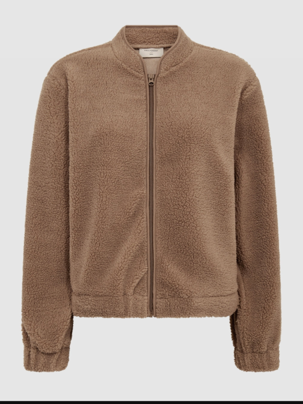 Freequent vest Teddy desert taupe
