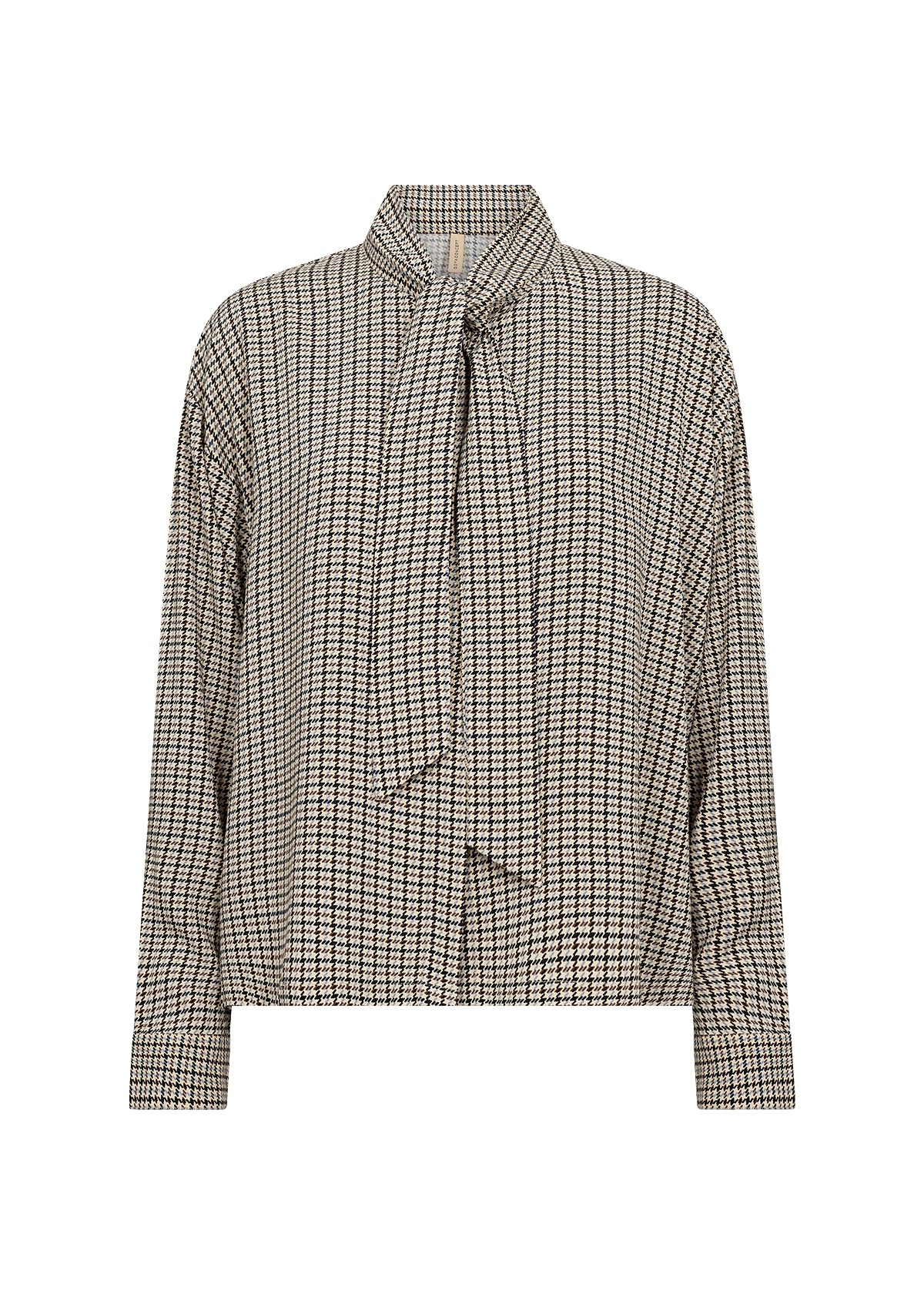 Soyaconcept blouse Halia2  bruin/beige/blauw