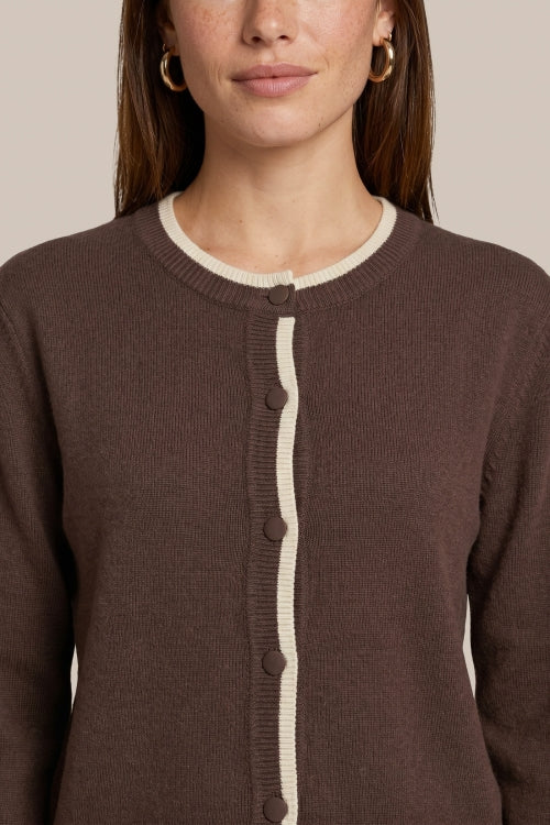 CS The Label vest Cathy mocha brown/sand