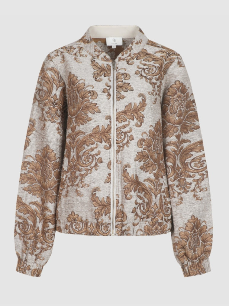 CS The Label bomberjas Jetty sand/color mix