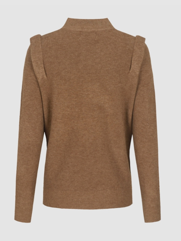 CS The Label trui Kalina dark walnut