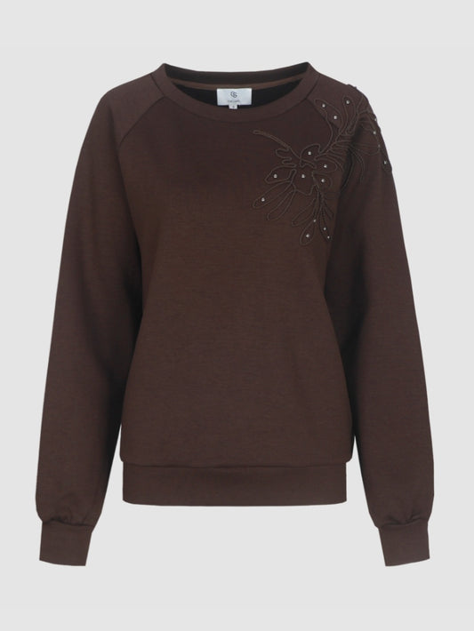 CS The Label sweater Willa chocolate brown