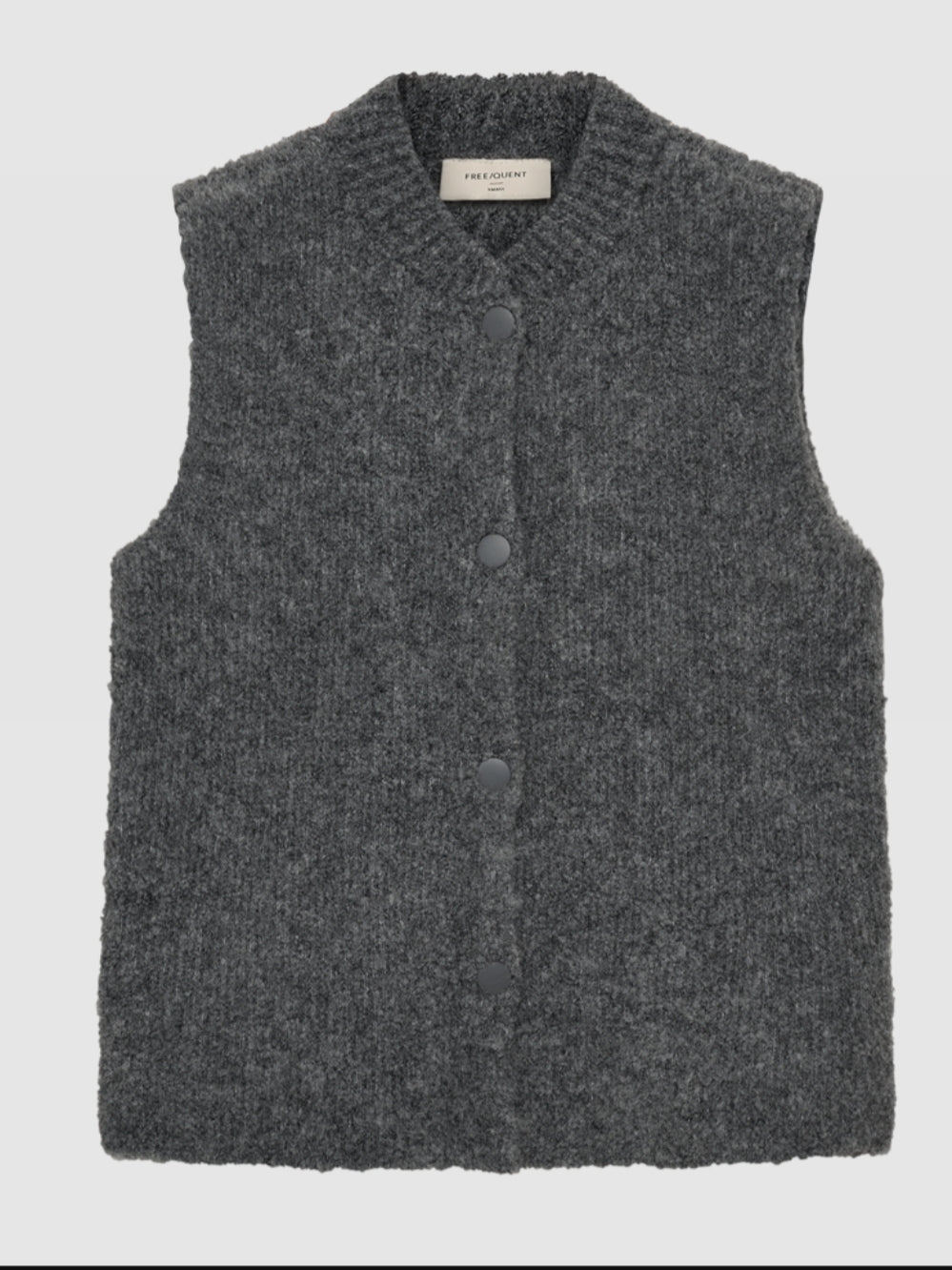 Freequent gilet Jump dark grey melange