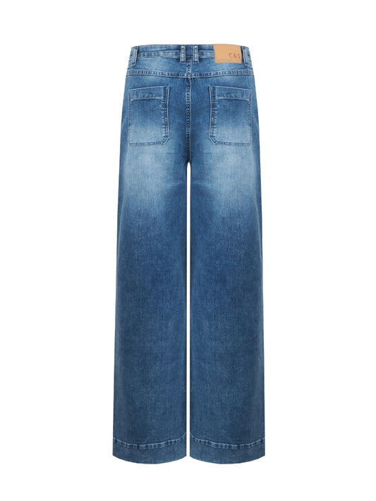 C&S jeans Nadine denim mid blue