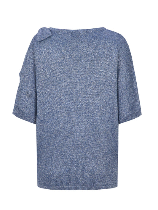 CS trui Amber dusty blue/silver