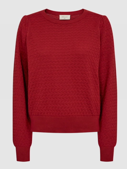 Freequent trui Dodo jacquard pattern chili pepper