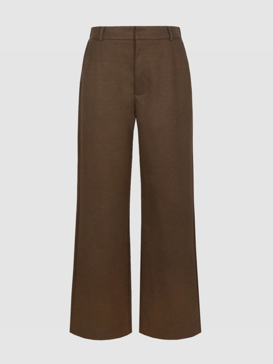 CS The Label broek Padme dark walnut