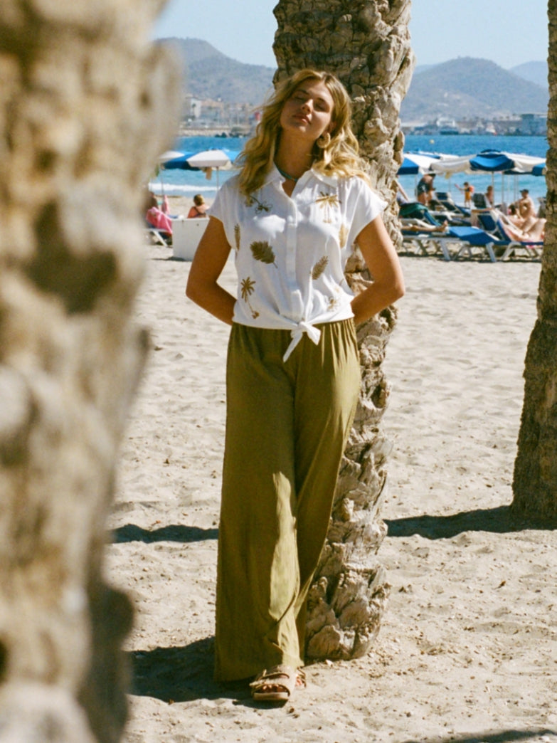 C&S blouse Portofino offwhite