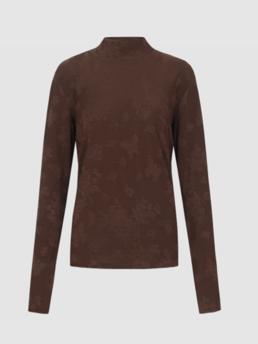 CS The Label Turtle top mocha brown