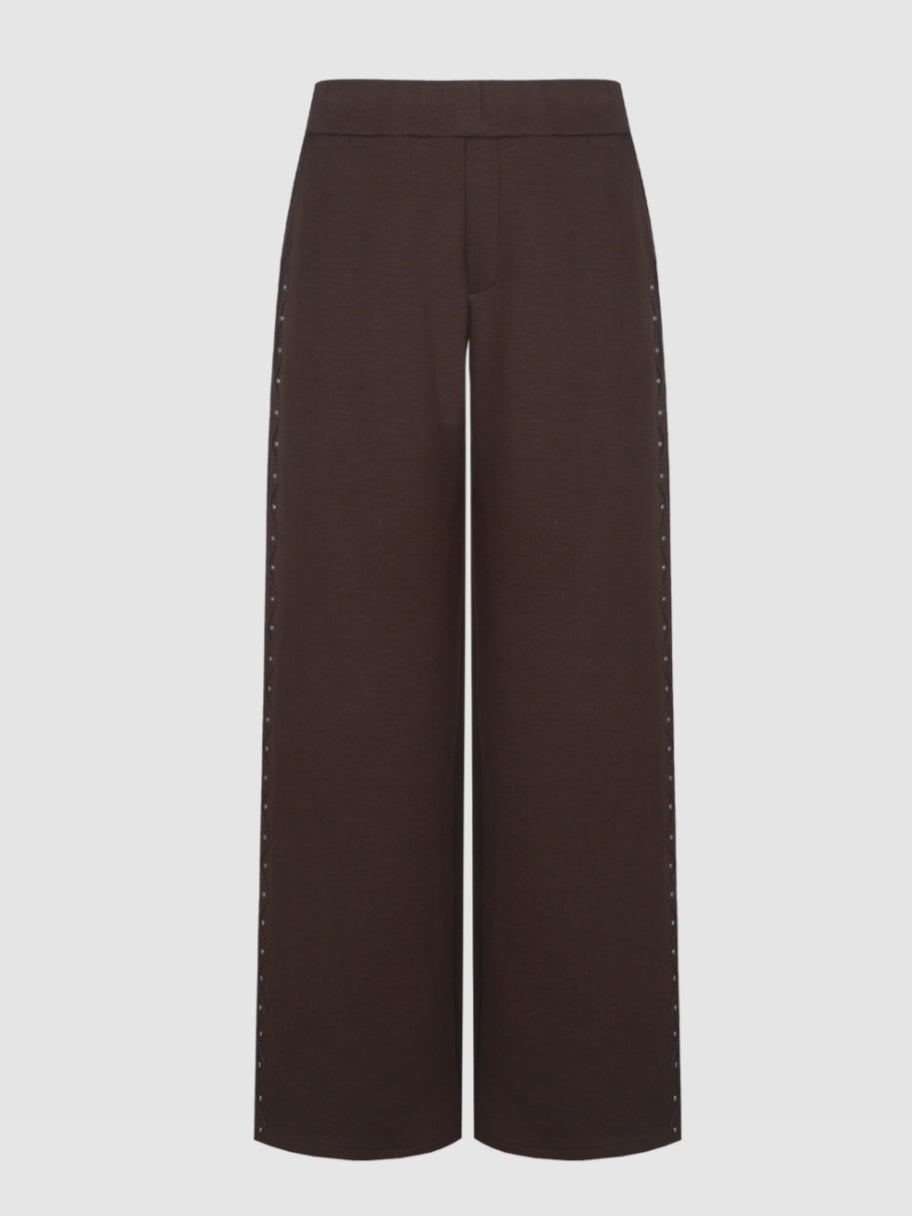 CS The Label broek Pazia dark chocolate