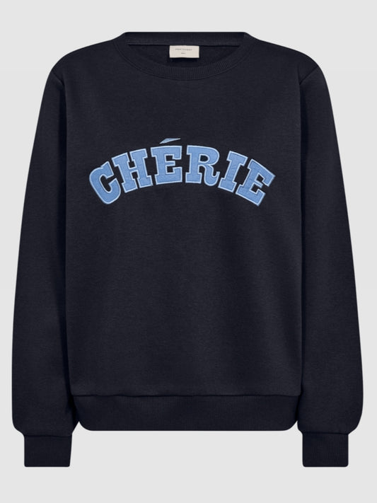 Freequent sweater Wana salute/wedgewood