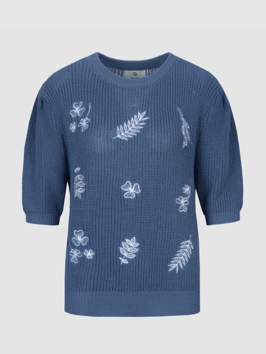 CS trui Kendra light jeans blue