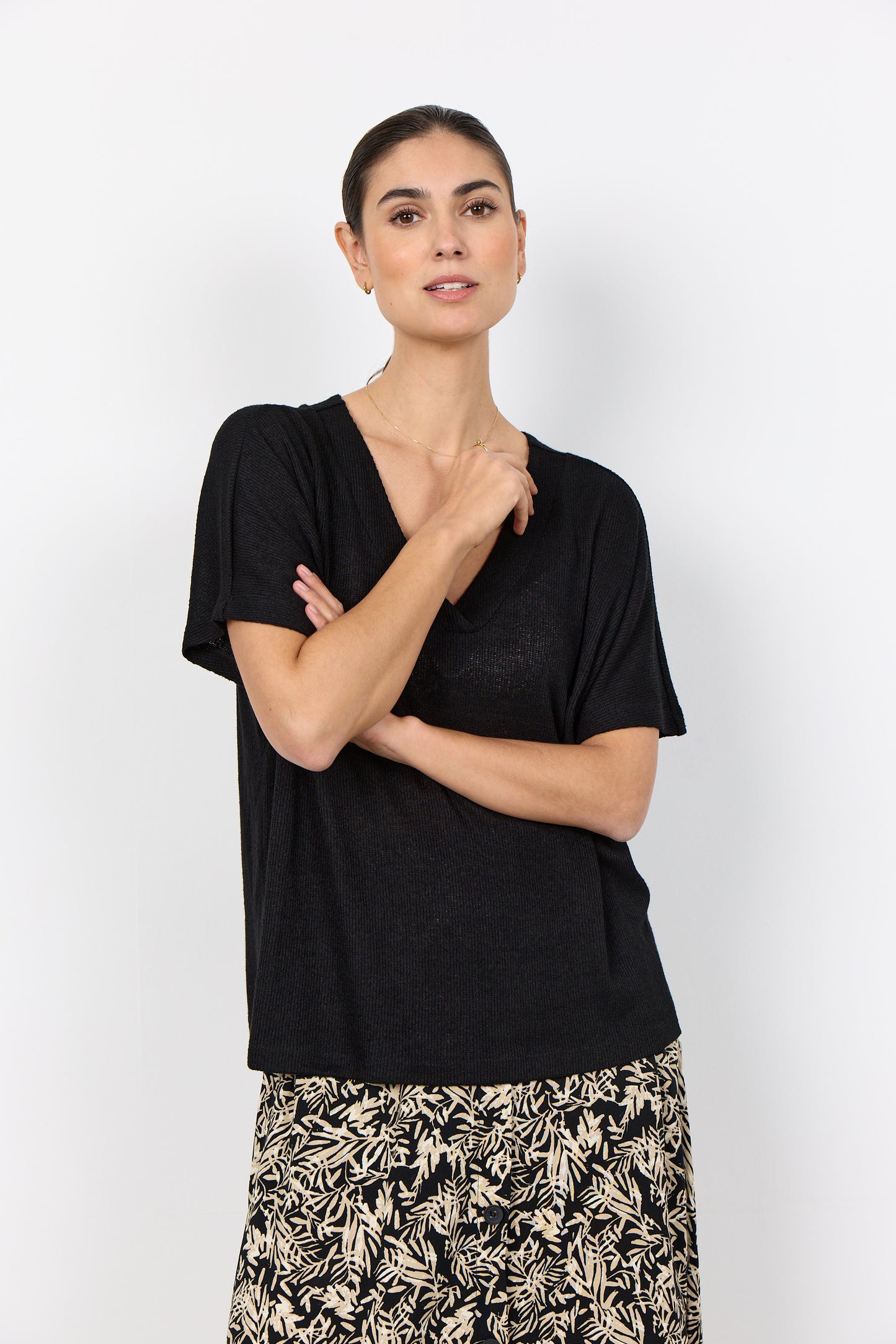 Soyaconcept top Delia 1 zwart