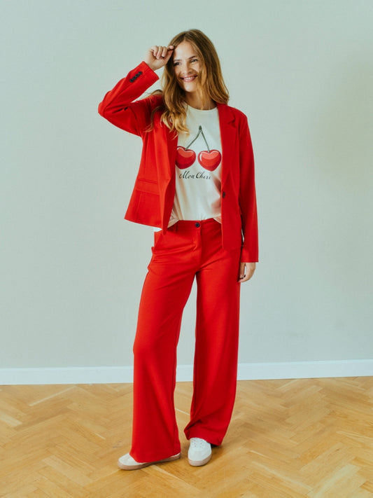 Freequent broek Nanni true red