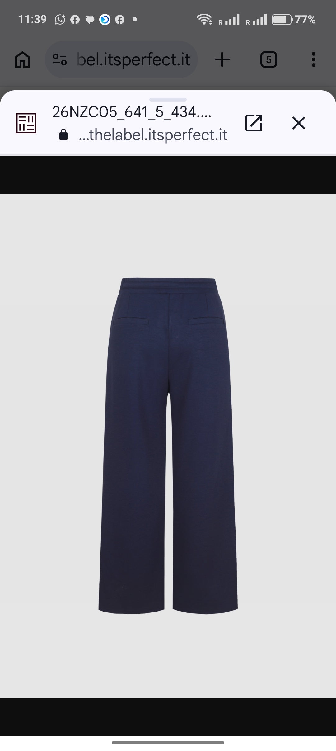 CS The Label broek Penelope eclipse