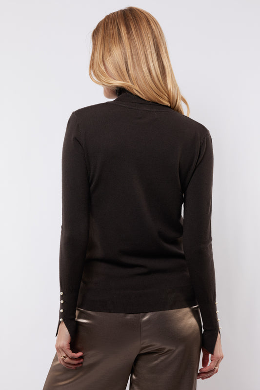 C&S trui Kalisse dark chocolate