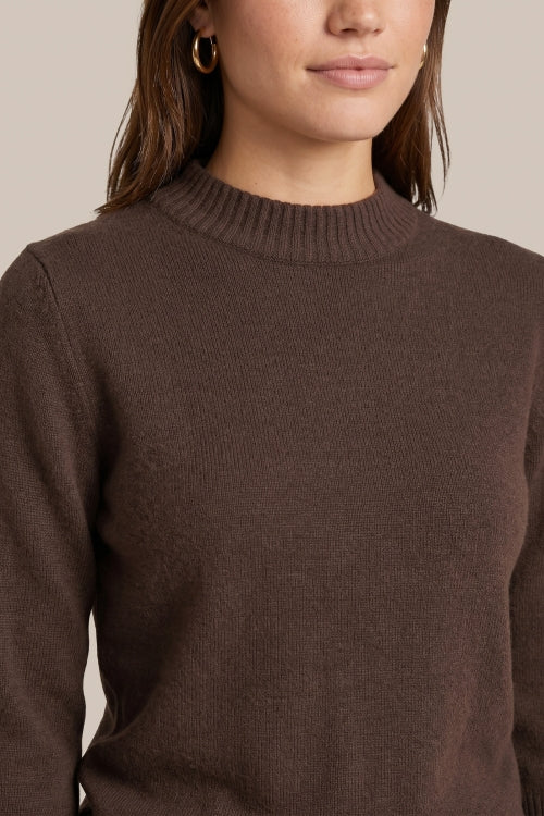 CS The Label trui Astrid mocha brown/sand