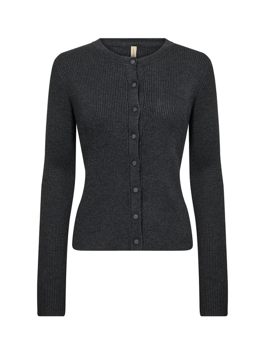 Soyaconcept vest Dollie 800 antraciet melange