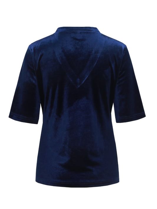 C&S top Tracy midnight blue