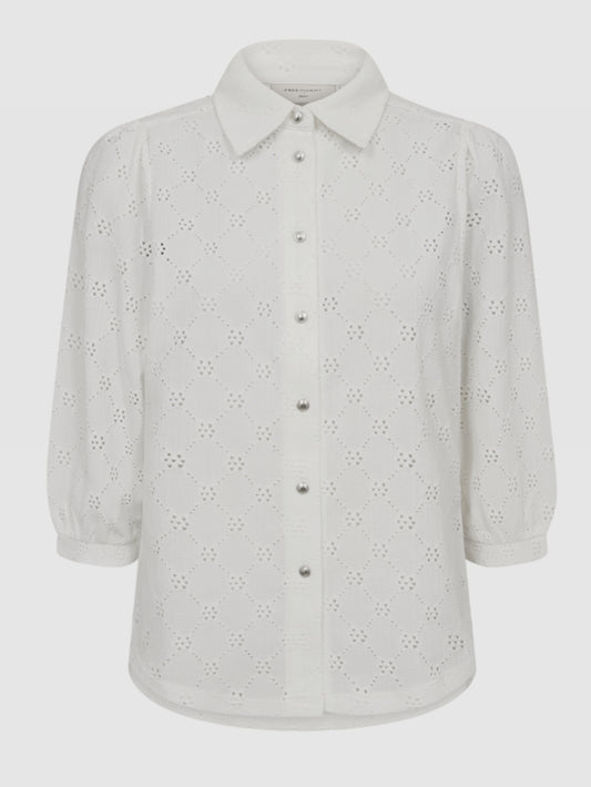 Freequent blouse Leni star offwhite