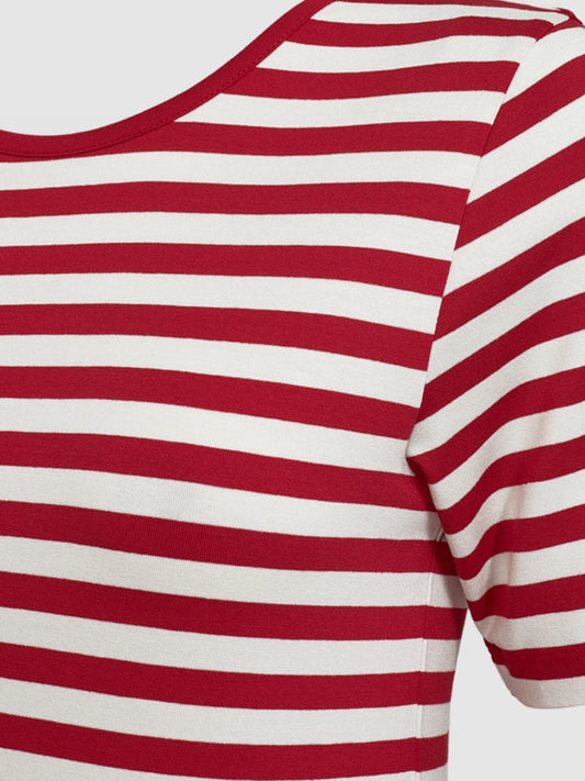 Freequent T-shirt Liana true red/star offwhite