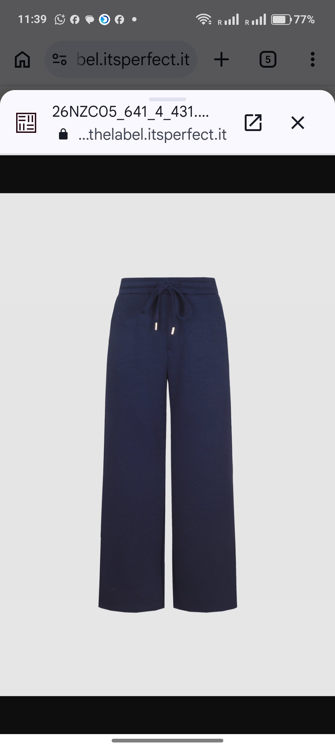 CS The Label broek Penelope eclipse