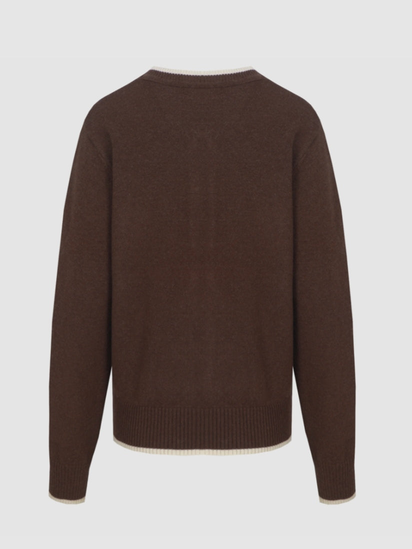 CS The Label vest Cathy mocha brown/sand