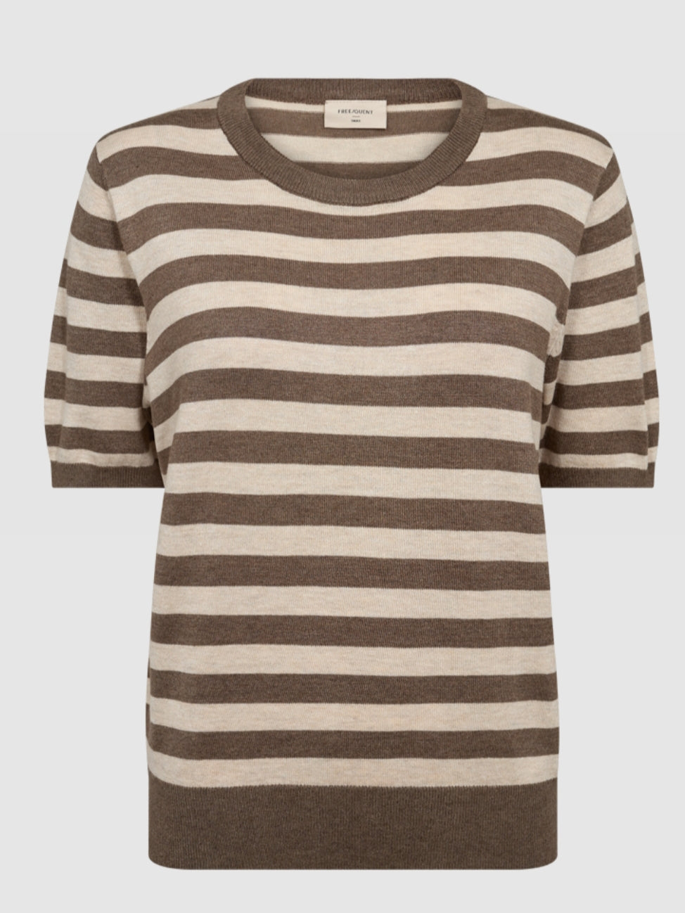 Freequent trui Joel striped morel/moonbeam