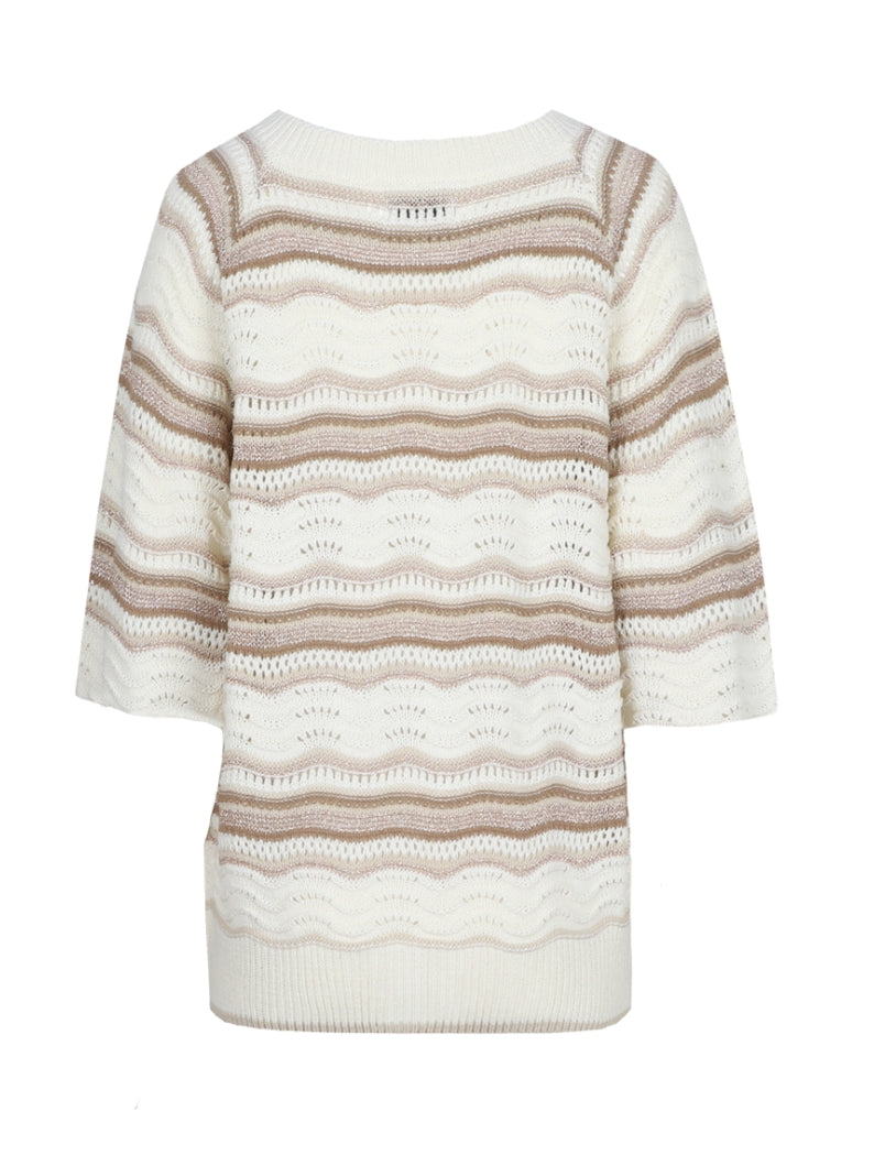 CS trui Alida offwhite/sand