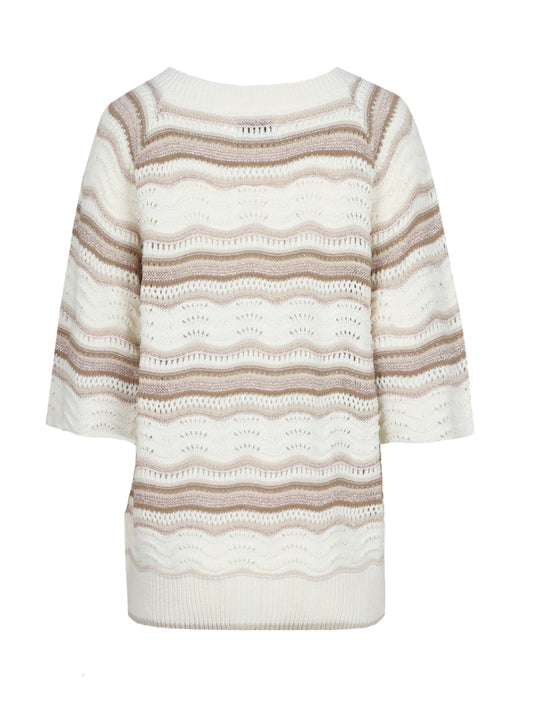 CS trui Alida offwhite/sand