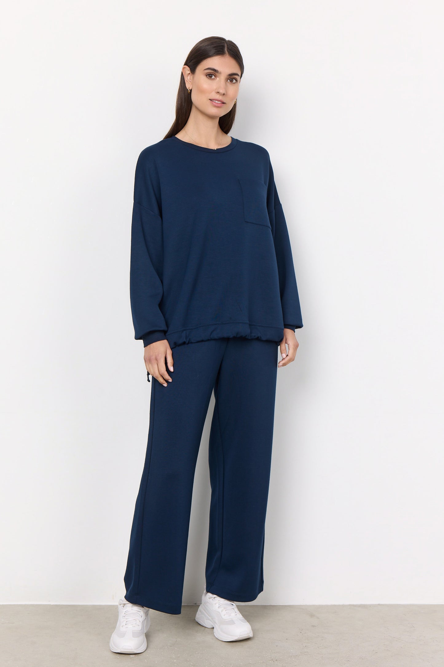 Soyaconcept broek Banu 33 donkerblauw