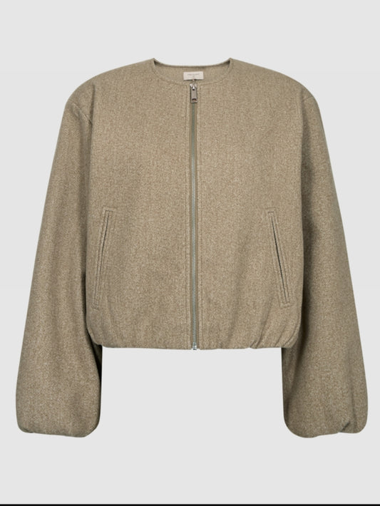 Freequent bomberjas Yanna silver mink