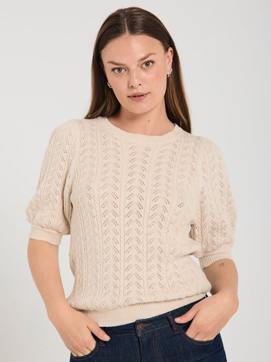 Freequent trui Clarry sand melange