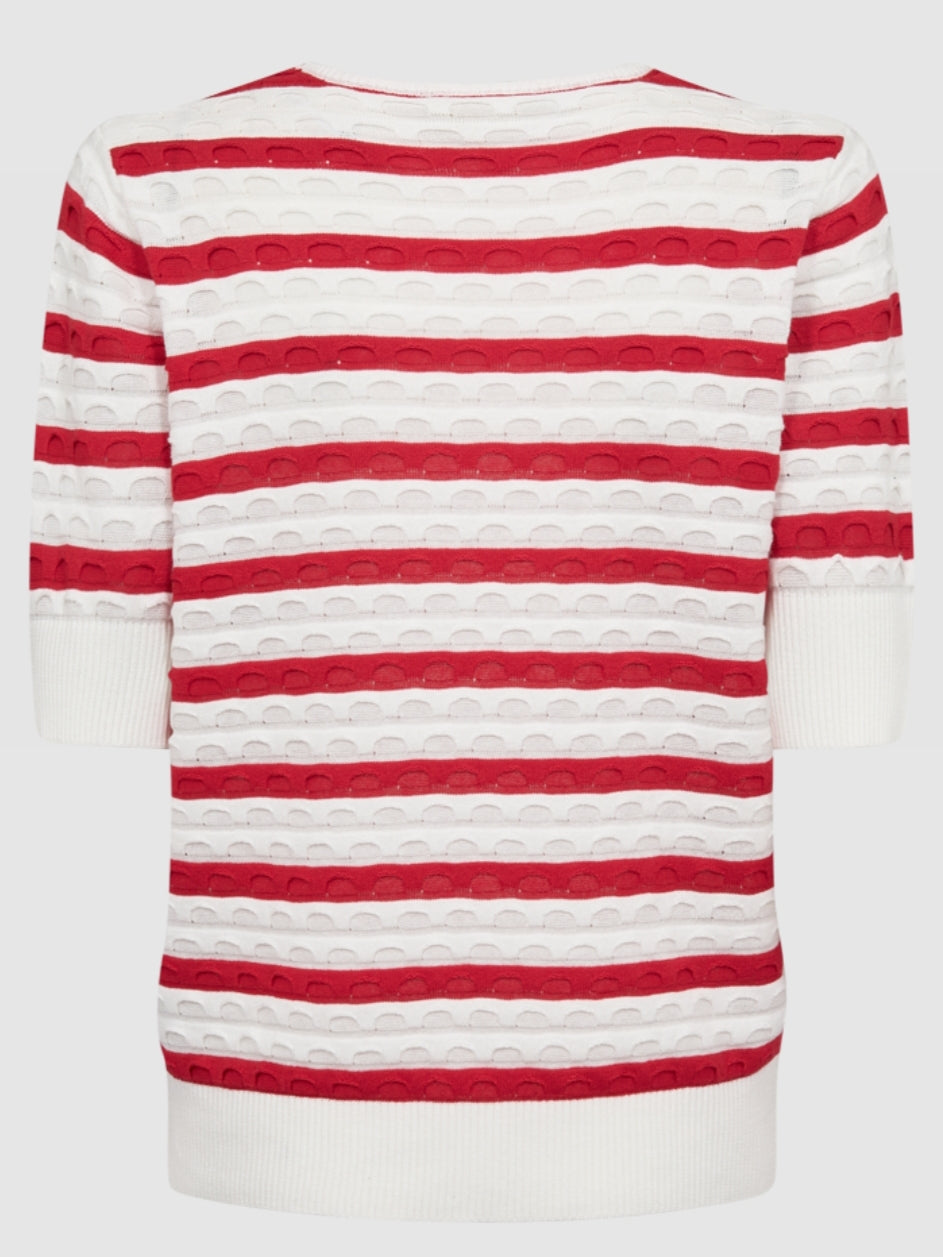 Freequent trui Dodo star offwhite/true red