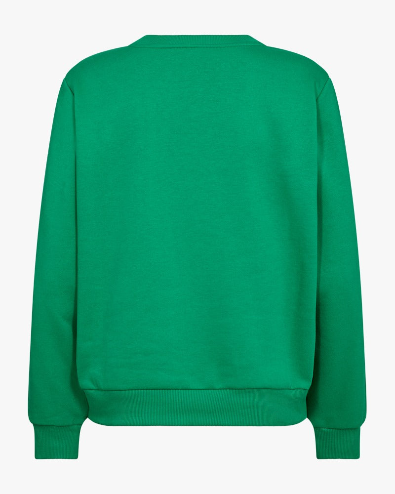 Freequent sweater Kamela bright green/star offwhite