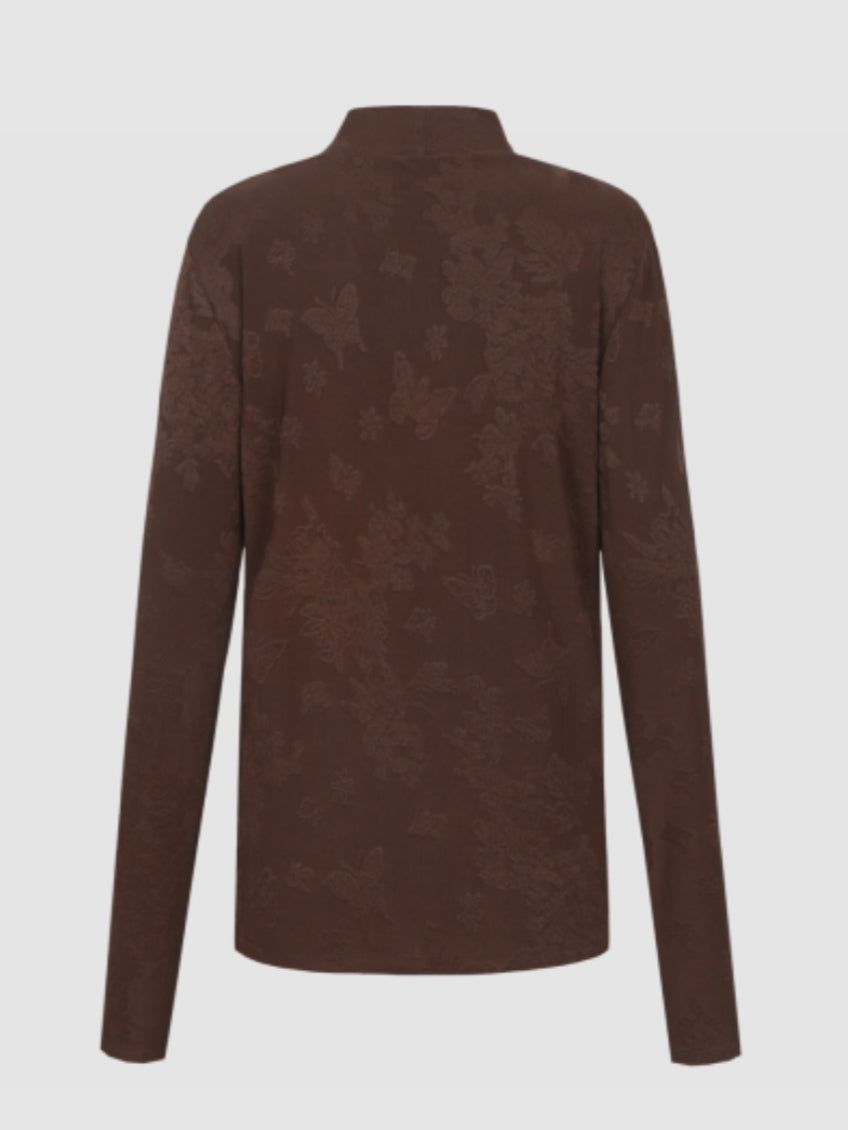 CS The Label Turtle top mocha brown
