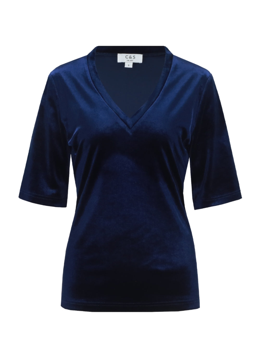 C&S top Tracy midnight blue