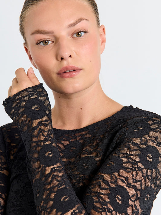 Freequent top Lennon kant black