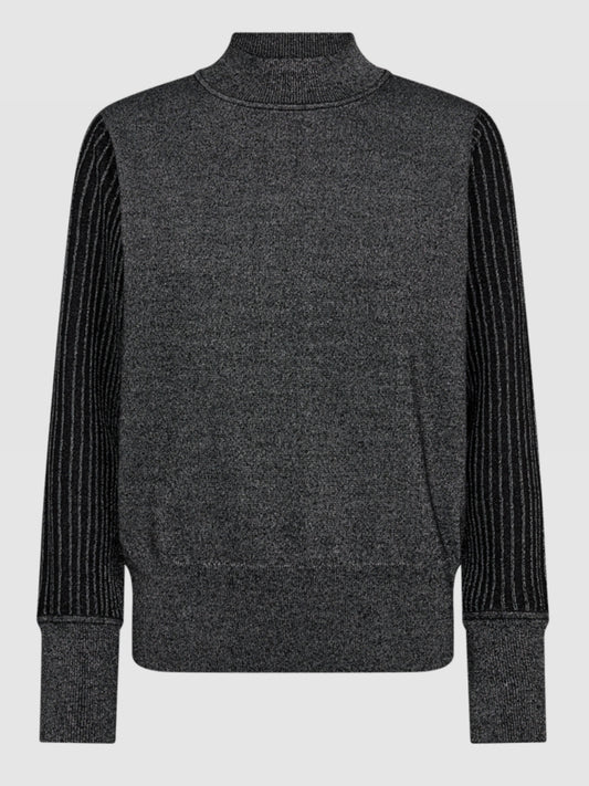 Freequent trui Bisolo sparkle black/silver