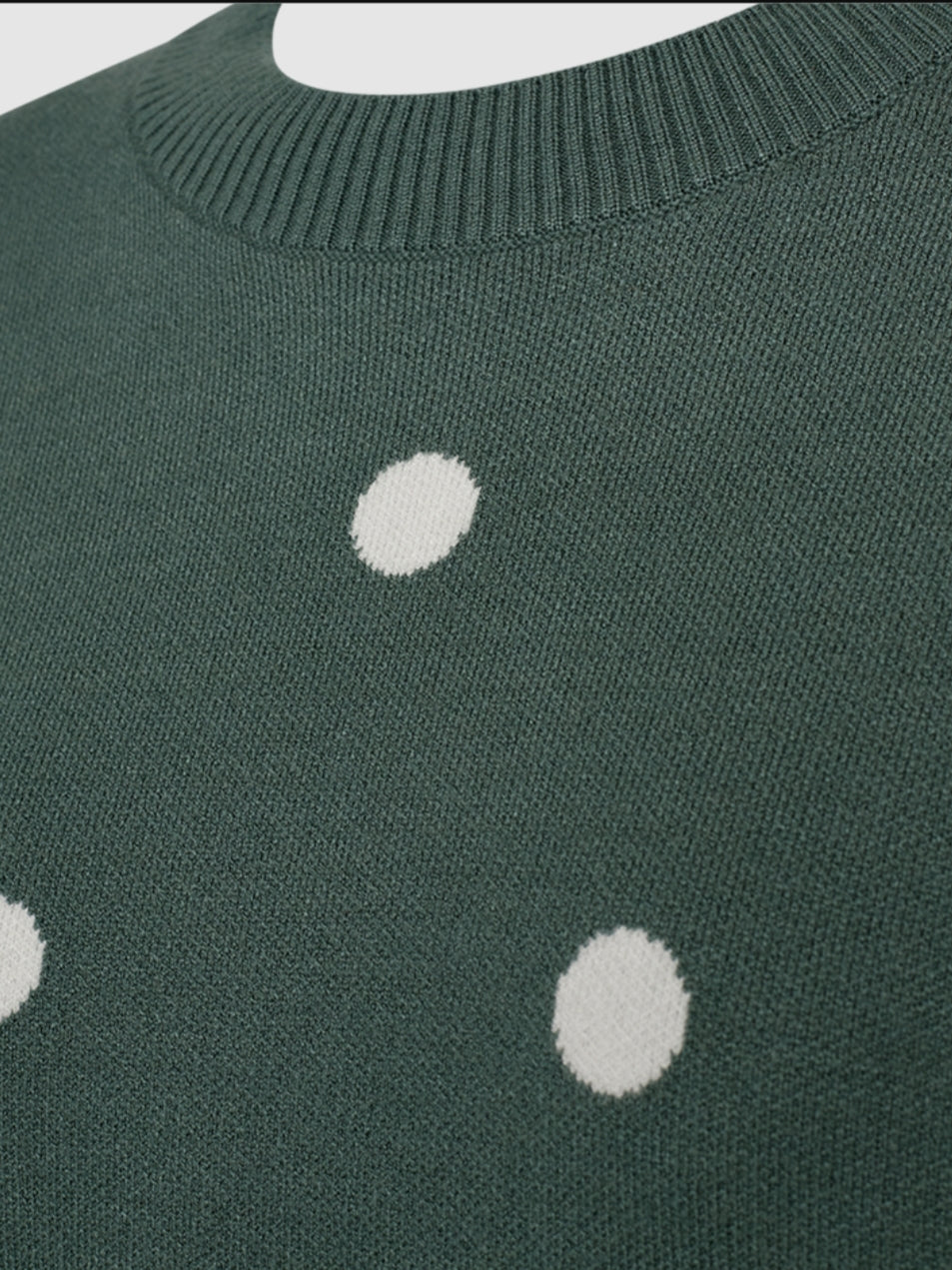 Freequent trui Flow dark forest/offwhite