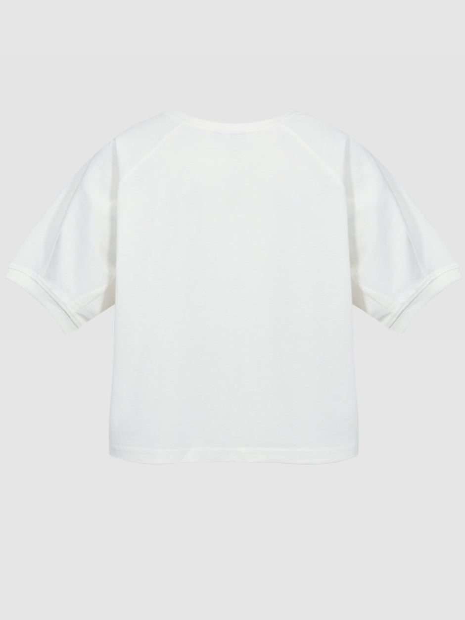 Freequent T-shirt Comte offwhite