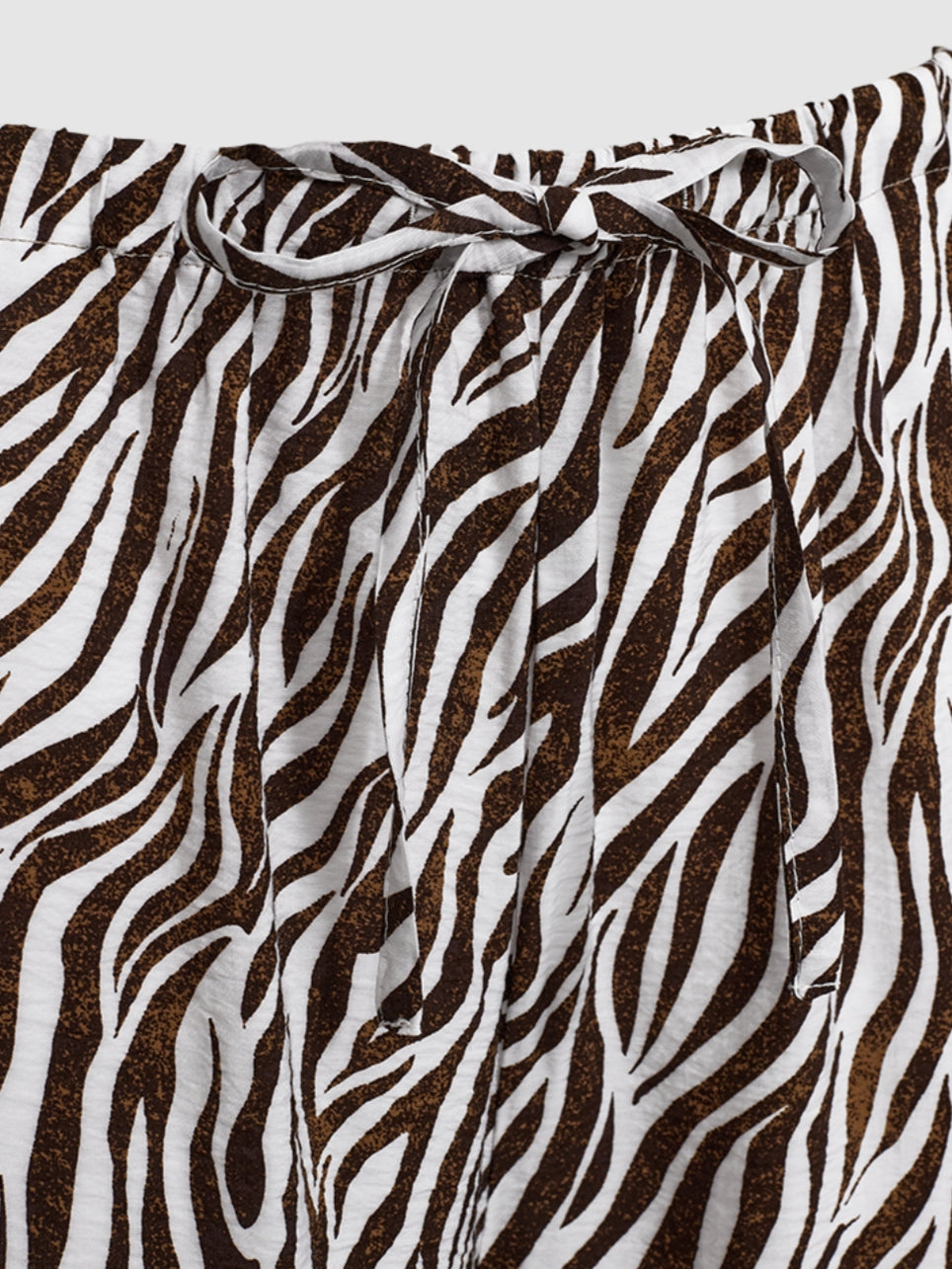 Freequent broek Mele brilliant white/coffee bean