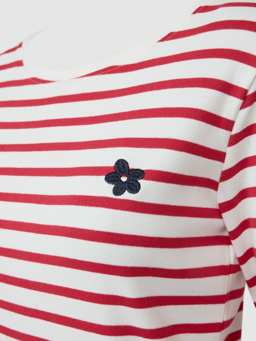 Freequent longsleeve Famila star offwhite/true red