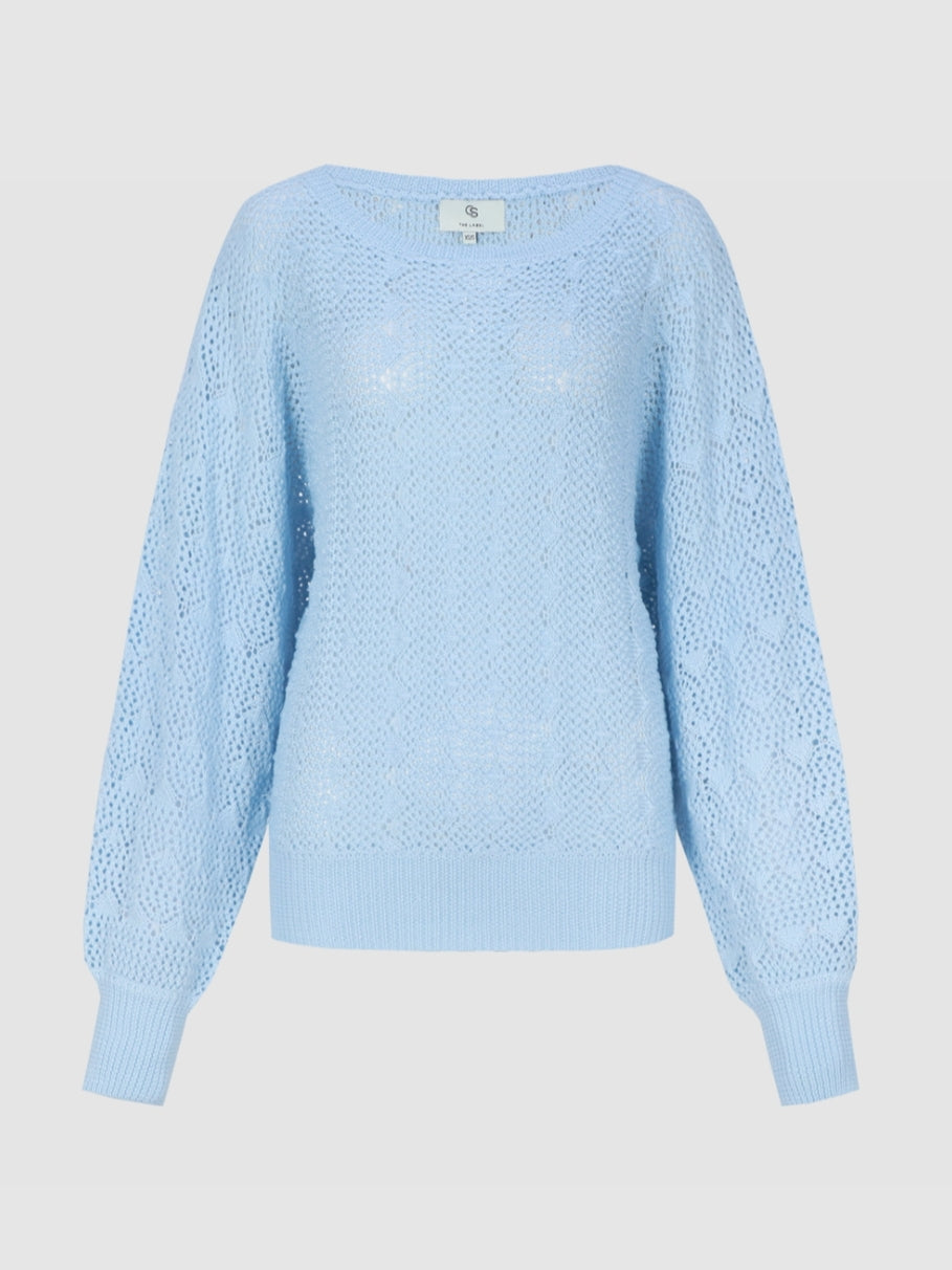 CS trui Khloe blue mist